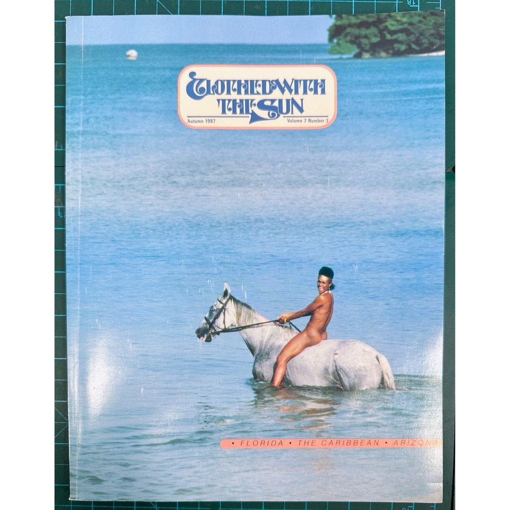 Clothed With The Sun Magazine Autumn 1987 Vol 7 No 3 Naturist Florida Caribbean